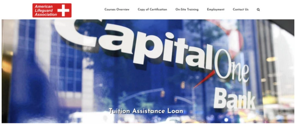 American Lifeguard and Safety Training™ Tuition Assistance through Capital One